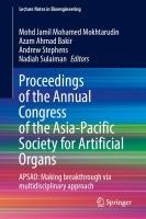 Proceedings of the Annual Congress of the Asia-Pacific Society for Artificial Organs