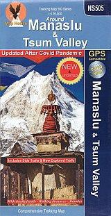 AROUND MANASLU & TSUM VALLEY NS 505 1/125.000 