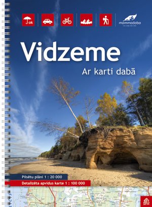 Vidzeme (Noord-Letland) regionale toeristische atlas sp.  