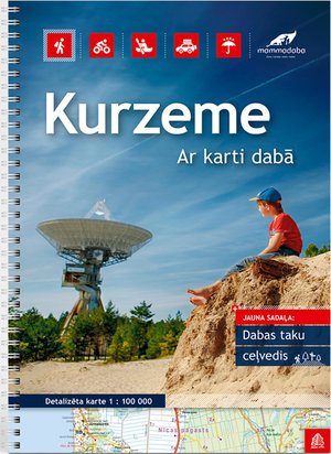 Kurzeme (West-Letland) regionale toeristische atlas sp.  