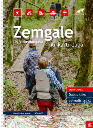 Zemgale (Zuid-Letland) regionale toeristische atlas sp.  