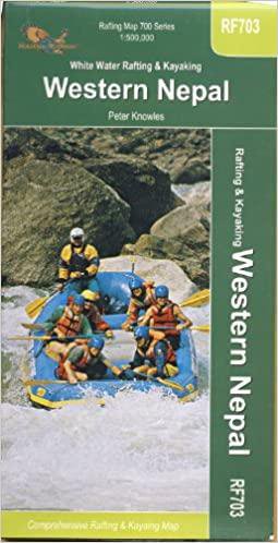 WESTERN NEPAL RAFTING MAP RF703 