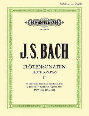 Sonaten für Flöte und bezifferten Bass BWV 1033 - 1035 / URTEXT