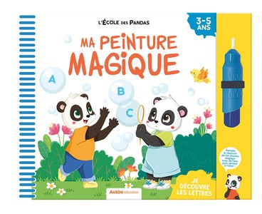 L'ecole Des Pandas ; Ma Peinture Magique : Les Lettres 