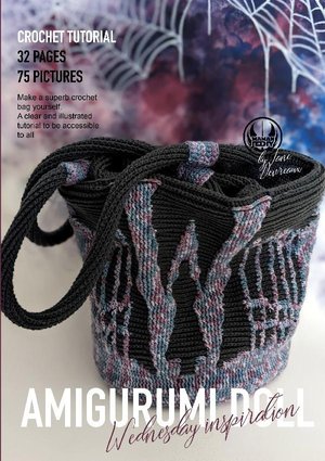 Amigurumi Bag : Wednesday Addams Inspired Crochet Pattern 