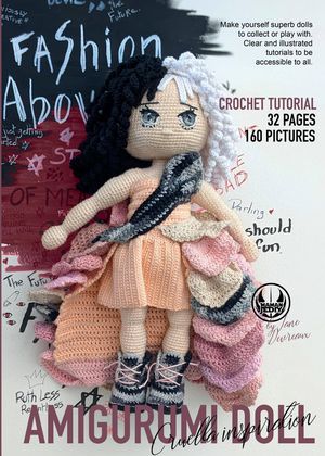 Amigurumi Doll : Cruella Inspired Crochet Pattern 2 