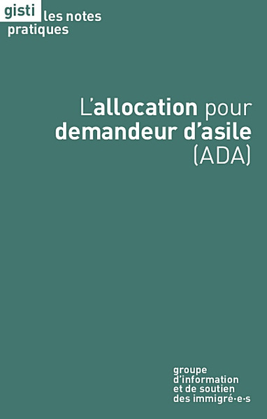 L'allocation Pour Demandeur D'asile (ada) 