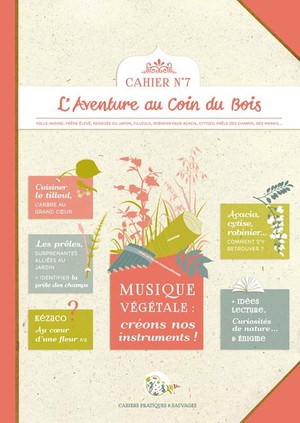 Cahiers Pratiques & Sauvages Tome 7 : Musique Vegetale : Creons Nos Instruments ! 
