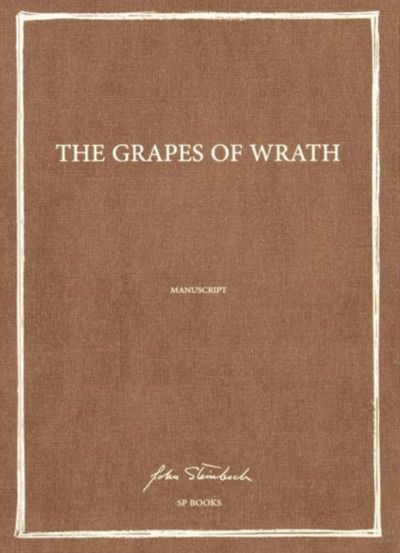 The Grapes Of Wrath (manuscrit) - Le Manuscrit De Steinbeck 