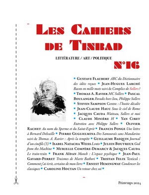 Les Cahiers De Tinbad N.16 