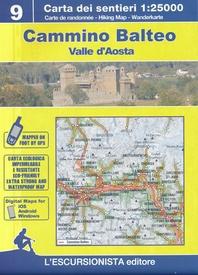 CAMMINO BALTEO - VALLE D'AOSTA NR 9 1/25.000 