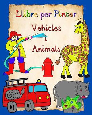 Llibre per Pintar Vehicles i Animals