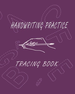 Handwriting tracing activity book for kids
