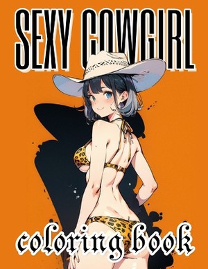 Sexy Cowgirl Coloring book