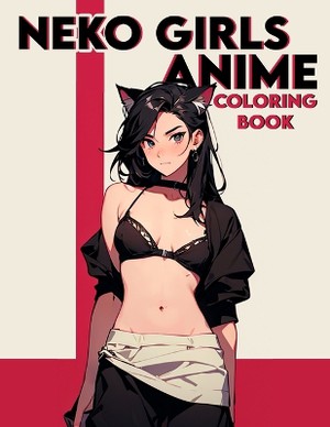 Neko Girls Anime Coloring book