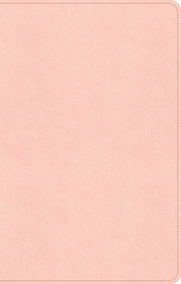 CSB Thinline Bible, Blush Pink Suedesoft Leathertouch