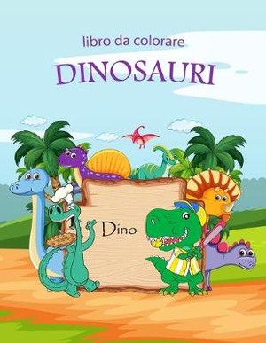 libro da colorare dinosauri