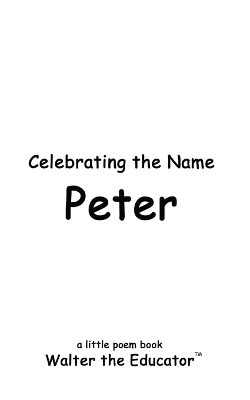 Celebrating the Name Peter