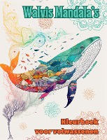 Walvis Mandala's Kleurboek voor volwassenen Ontwerpen om creativiteit te stimuleren