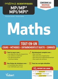 Maths Mp/mp*-mpi/mpi* : Tout-en-un ; Conforme A La Reforme 2021 ; Cours - Synthese - Methodes Detaillees - Exercices Et Sujets Corriges 
