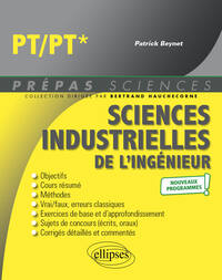 Pt/pt* ; Sciences Industrielles De L'ingenieur (edition 2023) 