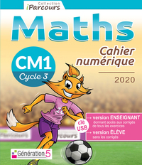 Cahier Numerique Iparcours Maths Cm1 (cle Usb) 2020 
