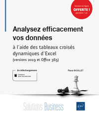 Analysez Efficacement Vos Donnees ; A L'aide Des Tableaux Croises Dynamiques D'excel (versions 2019 Et Office 365) 