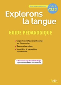 Explorons La Langue Cm2 Guide Pedagogique 
