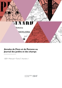 Annales De Flore Et De Pomone Ou Journal Des Jardins Et Des Champs 