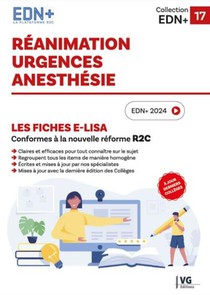 Les Fiches E-lisa Reanimation, Urgences, Anesthesie 