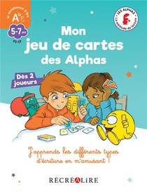 Mon Jeu De Cartes Des Alphas ; J'apprends Les Differents Types D'ecriture En M'amusant ! 
