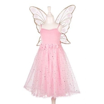 100811 ROSYANNE ROBE + AILES ROSE PALE 5 - 7 ANS 