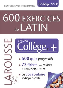 600 Exercices De Latin ; Special College Et + 