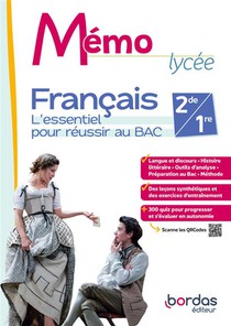 Memo Lycee : Francais ; 2de/1re ; Cahier De L'eleve (edition 2024) 