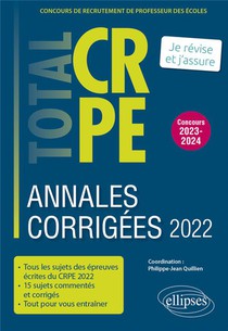 Annales Corrigees Du Crpe 2022 