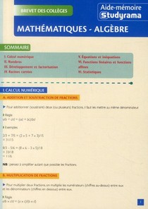 Mathematiques ; Algebre (2e Edition) 