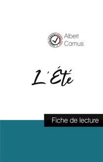 L'ete, De Albert Camus (fiche De Lecture Et Analyse Complete De L'oeuvre) 