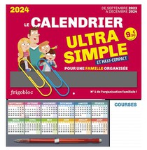 Frigobloc Le Calendrier Ultra Simple Et Maxi-compact Pour Une Famille Organisee (edition 2024) 