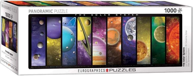 Eurographics panoramic solar system puzzel 1000st