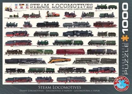 Eurographics steam locomotives puzzel 1000st