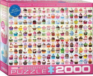 Eeurographic - cupcakes galore- puzzel 2000st