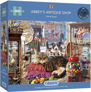 Gibsons abbey's antique shop puzzel 1000st