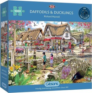 Gibsons daffodils & ducklings puzzel 1000st