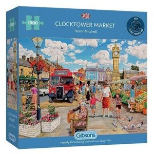 Gibsons clocktower market puzzel 1000st