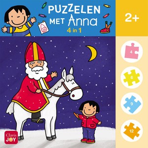 Puzzelen met Anna. 4-in-1-puzzel Sinterklaas