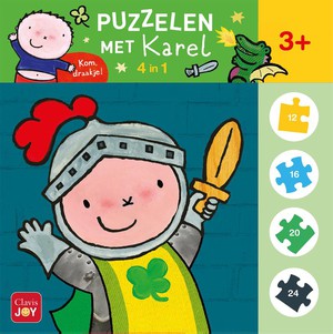 Puzzelen met Karel. 4-in-1-puzzel (Kom, draakje!)
