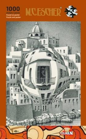 Escher puzzel -balkon-   1000st