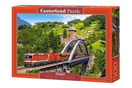 Castorland trein  puzzel 500st