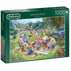 Falcon birthday picnic puzzel 1000st