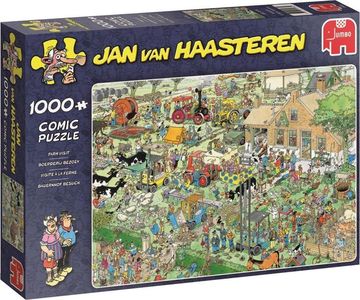 Jan van haasteren - boederij bezoek puzzel 1000st